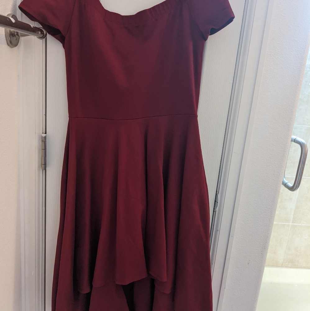 Maroon size large dress
